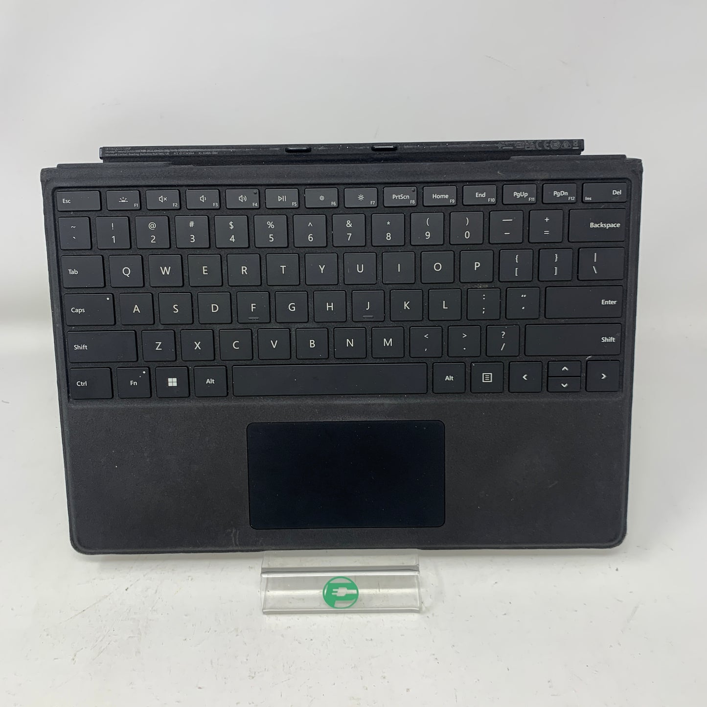 Microsoft Surface Pro Keyboard Type Cover Model 1725 Black Backlit Touchpad