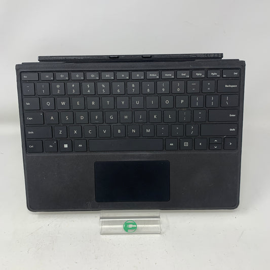 Microsoft Surface Pro Keyboard Type Cover Model 1725 Black Backlit Touchpad