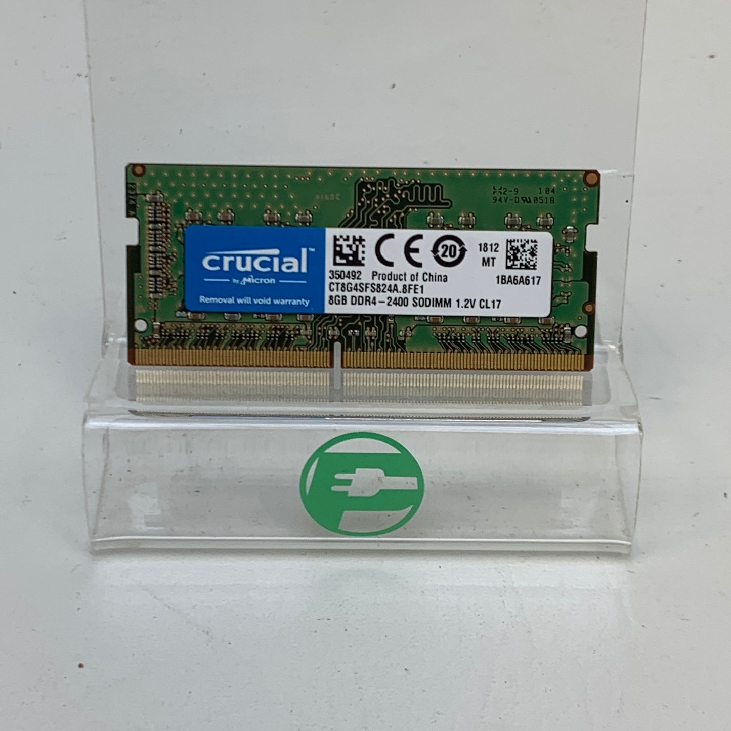 Crucial SODIMM 8GB (1x8GB) RAM DDR4 2400MHz CT8G4SFS824A