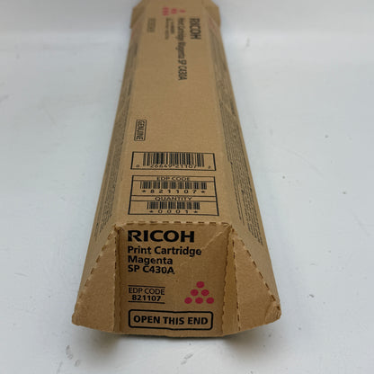 New Ricoh C430A Magenta Toner Cartridge 821107