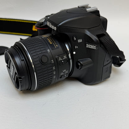 Nikon D3300 24.2MP Digital SLR DSLR Camera w/ Nikon 18-55mm Lens