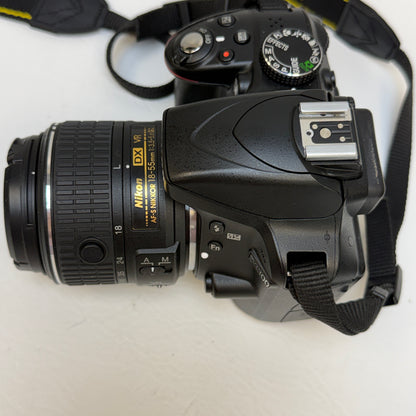 Nikon D3300 24.2MP Digital SLR DSLR Camera w/ Nikon 18-55mm Lens