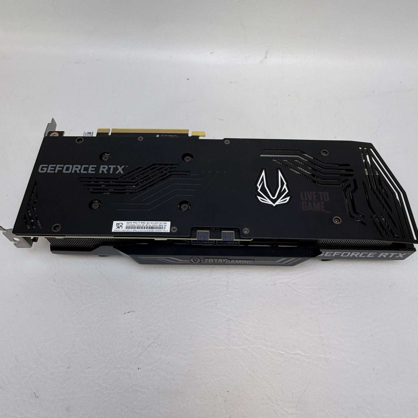Broken Zotac Nvidia GeForce RTX 3070 Ti 8GB GDDR6X Graphics Card ZT-A30710J-10P