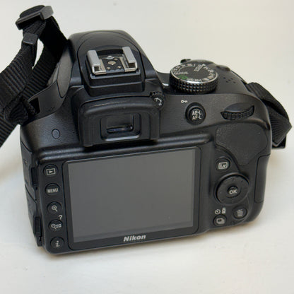 Nikon D3300 24.2MP Digital SLR DSLR Camera w/ Nikon 18-55mm Lens