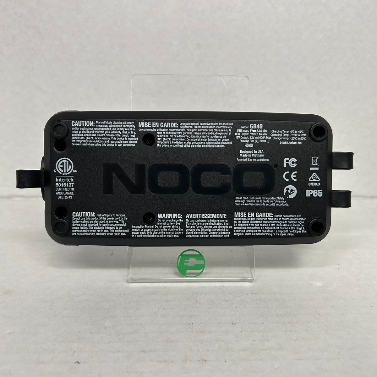 Noco Boost Plus 12v 1000A Jump Starter GB40