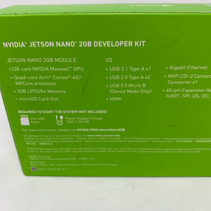 Nvidia Jetson Nano 2GB Developer Kit with Wireless USB Adapter P3541
