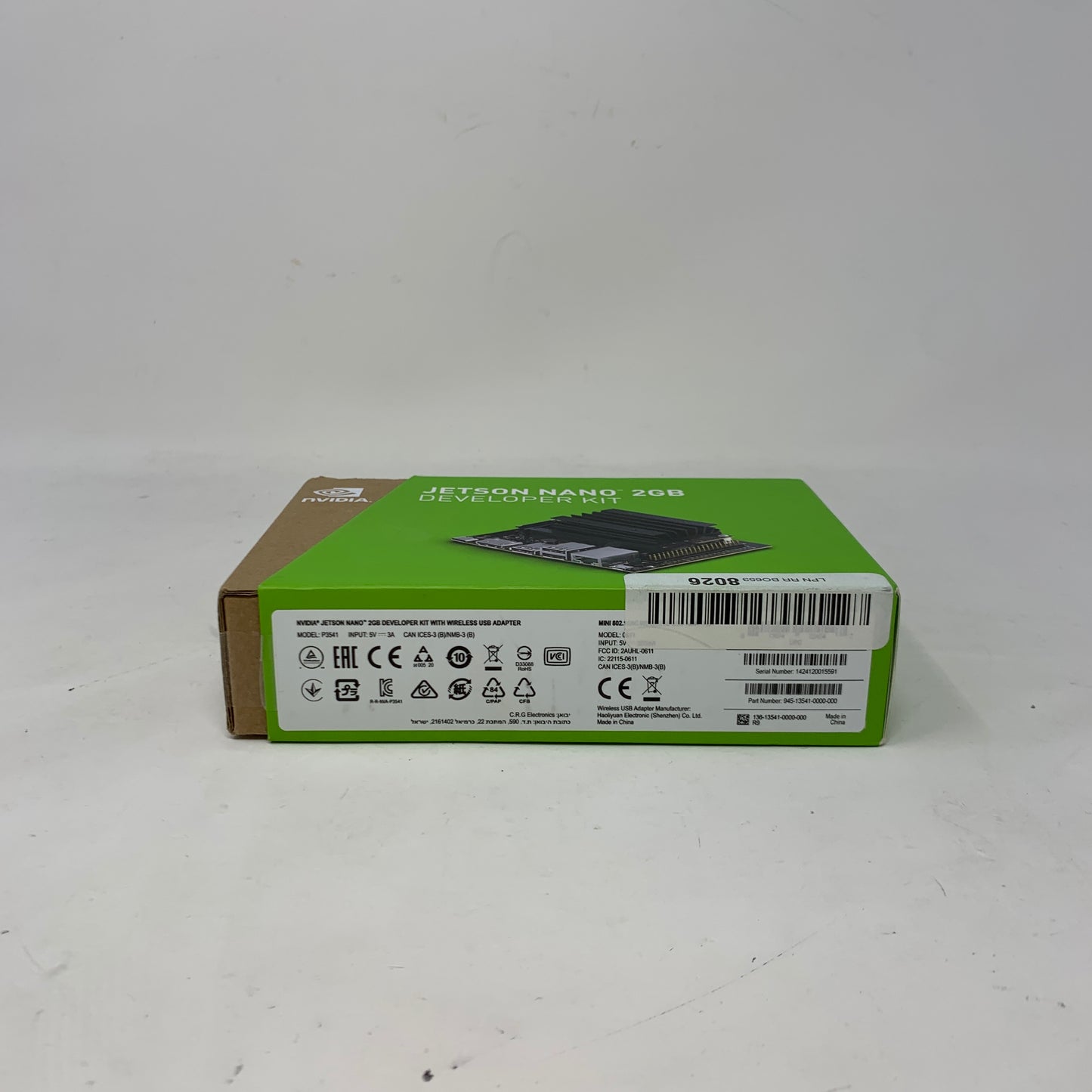Nvidia Jetson Nano 2GB Developer Kit with Wireless USB Adapter P3541