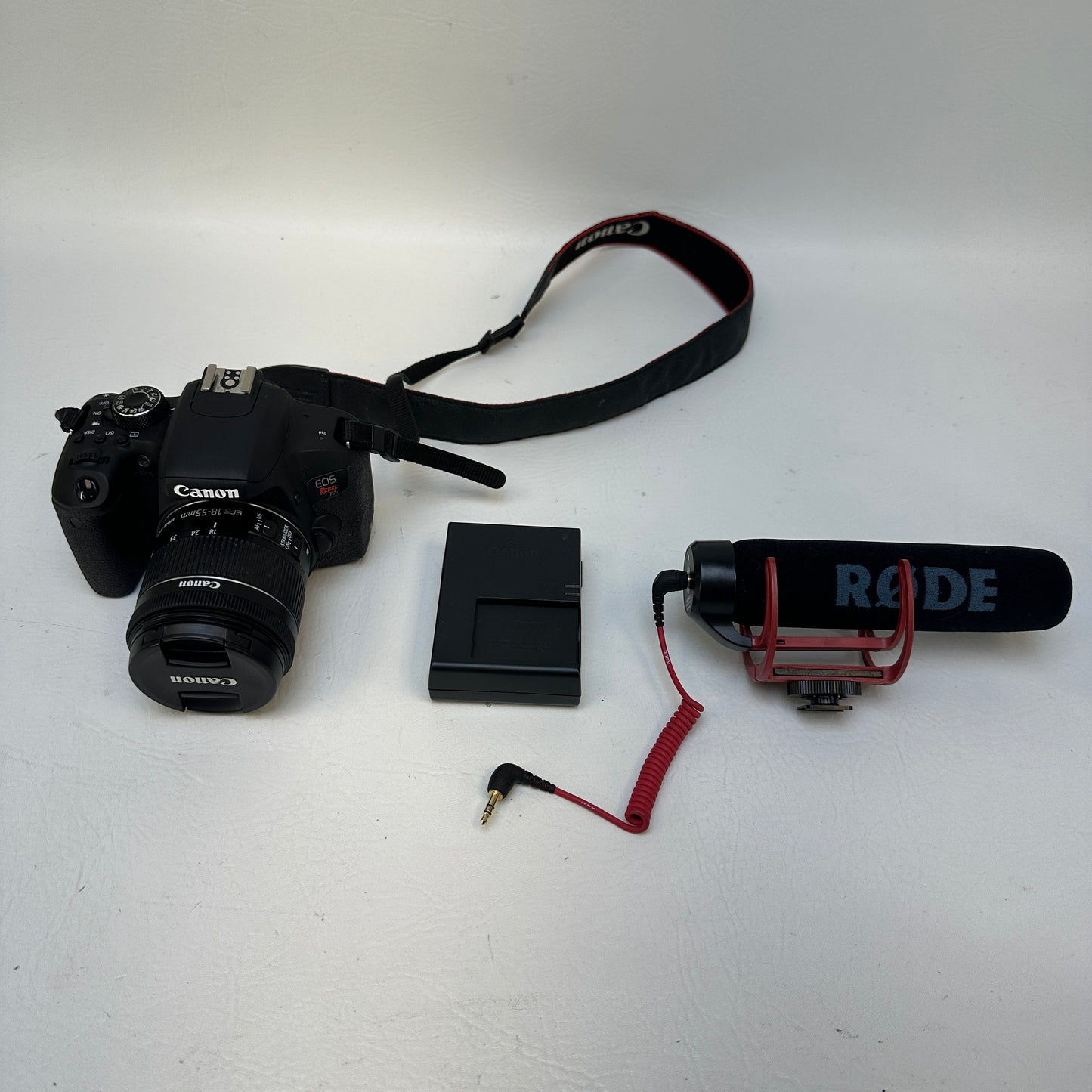 Canon EOS Rebel T7i 24.2MP DSLR Camera w/ EF-S 18-55mm IS STM