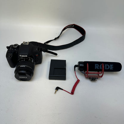 Canon EOS Rebel T7i 24.2MP DSLR Camera w/ EF-S 18-55mm IS STM