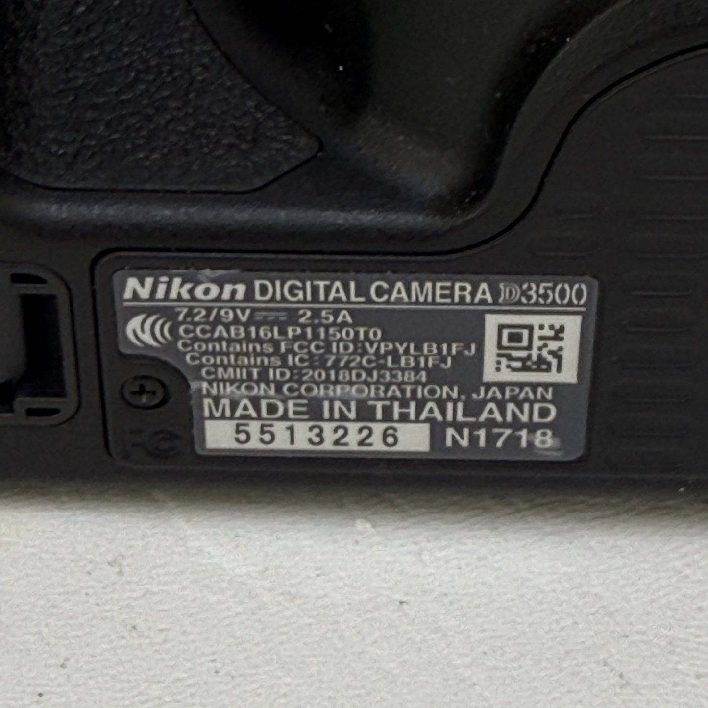 Nikon D3500 24.2MP Digital SLR Camera Body