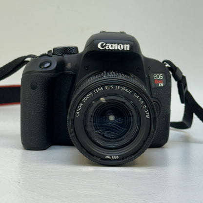 Canon EOS Rebel T7i 24.2MP DSLR Camera w/ EF-S 18-55mm IS STM