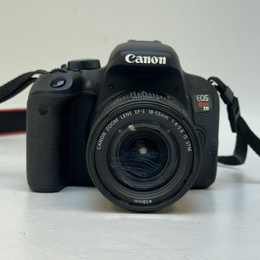 Canon EOS Rebel T7i 24.2MP DSLR Camera w/ EF-S 18-55mm IS STM