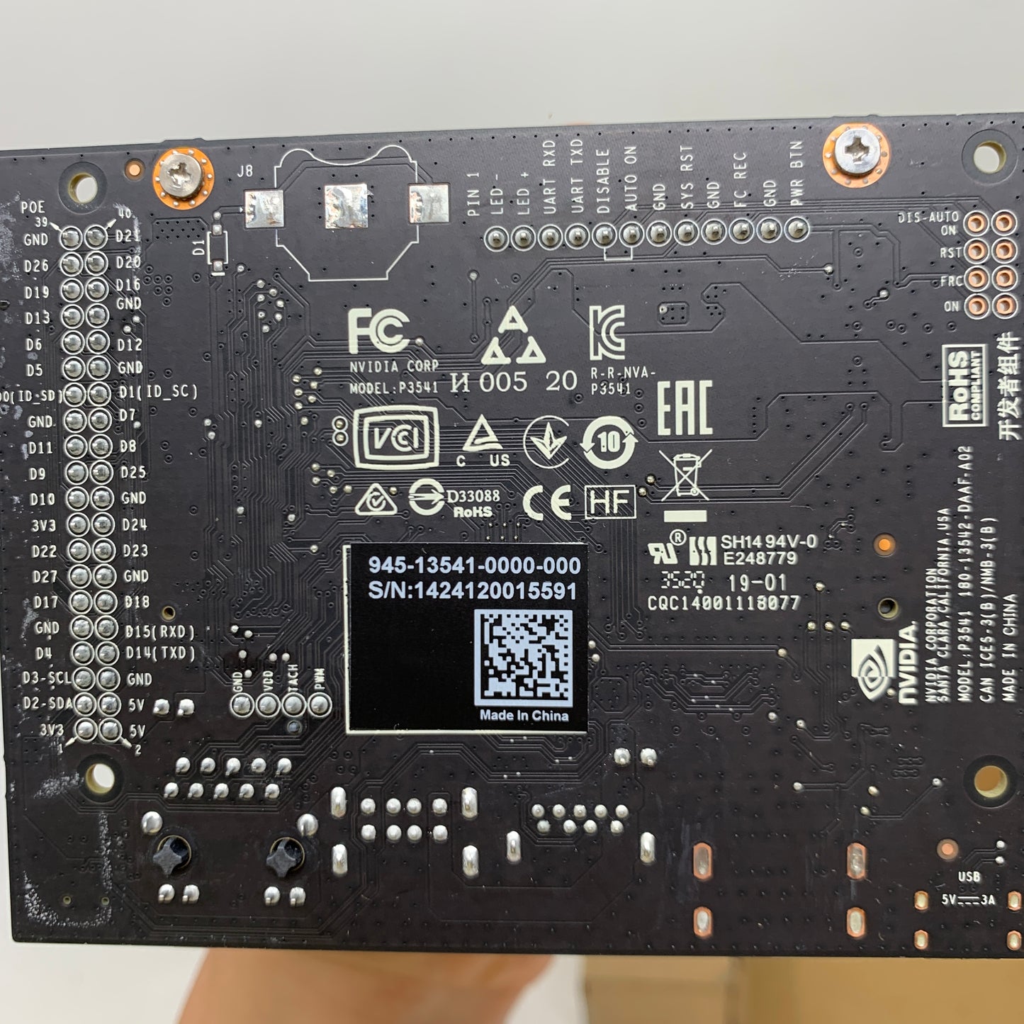 Nvidia Jetson Nano 2GB Developer Kit with Wireless USB Adapter P3541