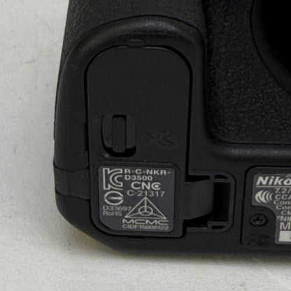 Nikon D3500 24.2MP Digital SLR Camera Body