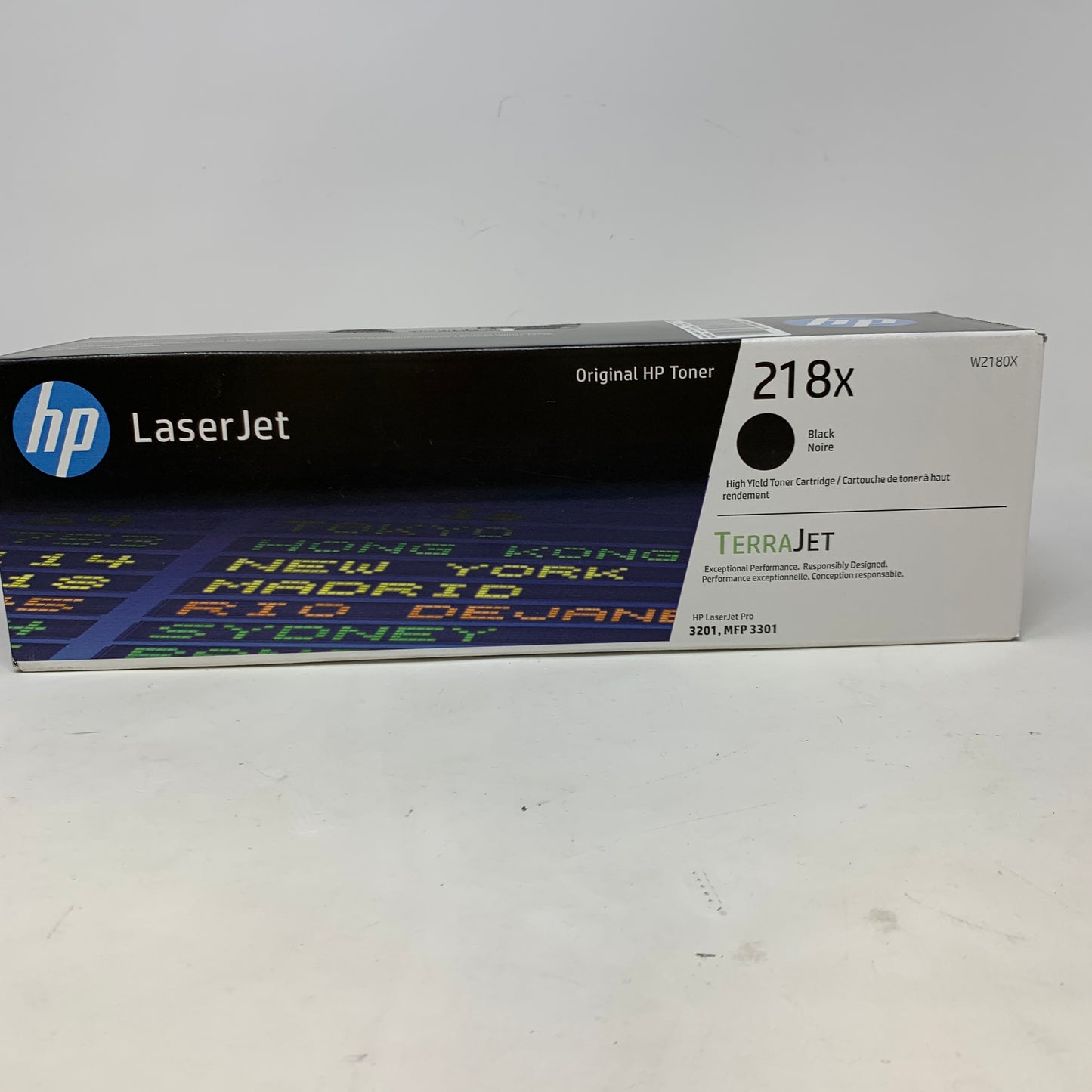 New HP LaserJet 218X Black High-Yield Toner Cartridge W2180X