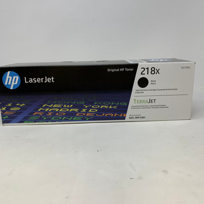 New HP LaserJet 218X Black High-Yield Toner Cartridge W2180X