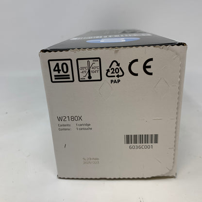 New HP LaserJet 218X Black High-Yield Toner Cartridge W2180X