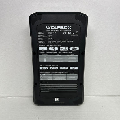 WOLFBOX MegaVolt 24 Air Jump Starter Air Compressor 4000A