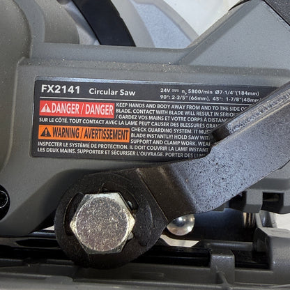 Flex 24V Brushless Cordless 7 1/4" Circular Saw FX2141-1D