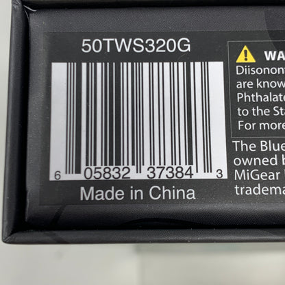 New TWS Bluetooth Chrome Buds Gold 50th Hip-Hop Anniversary Edition Wireless Earbuds