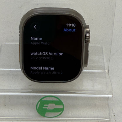 Unlocked Apple Watch Ultra 2 49MM Natural Titanium Alpine Loop MREP3LW/A