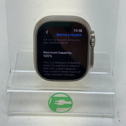 Unlocked Apple Watch Ultra 2 49MM Natural Titanium Alpine Loop MREP3LW/A