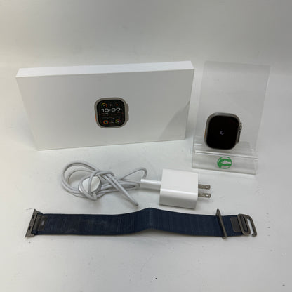 Unlocked Apple Watch Ultra 2 49MM Natural Titanium Alpine Loop MREP3LW/A