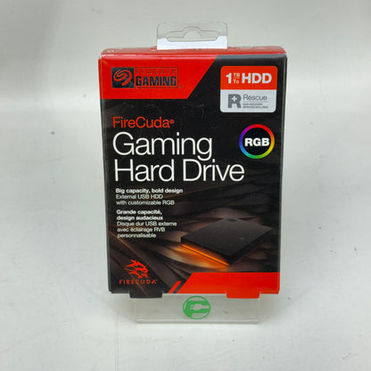 New Seagate FireCuda 1TB Gaming HDD SRD0LF0 USB 3.2 RGB External Drive SRD0LF0