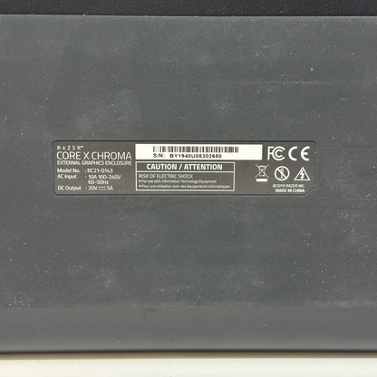 Razer Core X Chroma External Graphics Card Enclosure RC21-0143