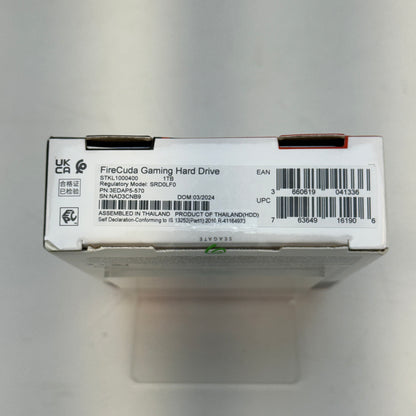 New Seagate FireCuda 1TB Gaming HDD SRD0LF0 USB 3.2 RGB External Drive SRD0LF0