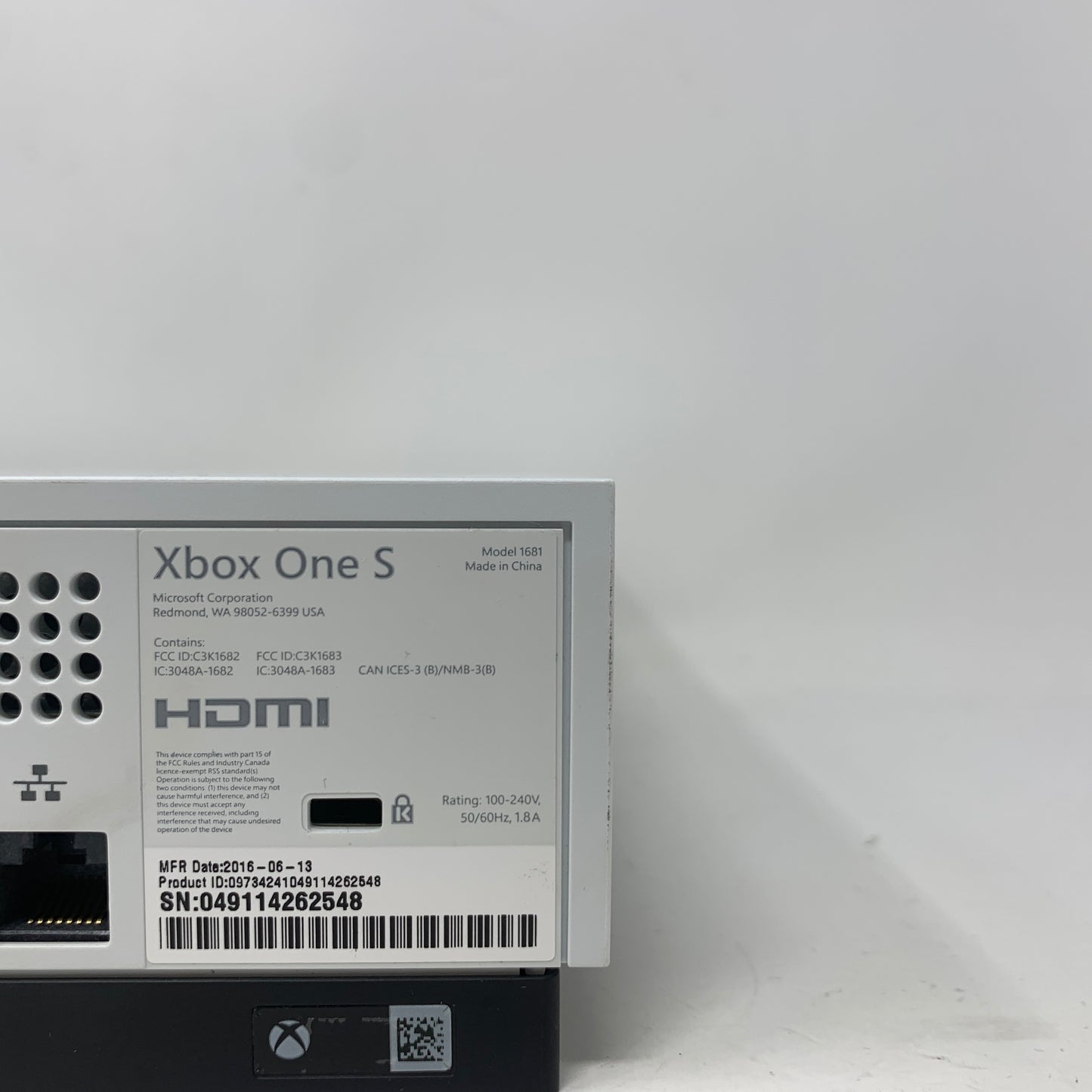 Microsoft Xbox One S 2TB Console Gaming System White 1681