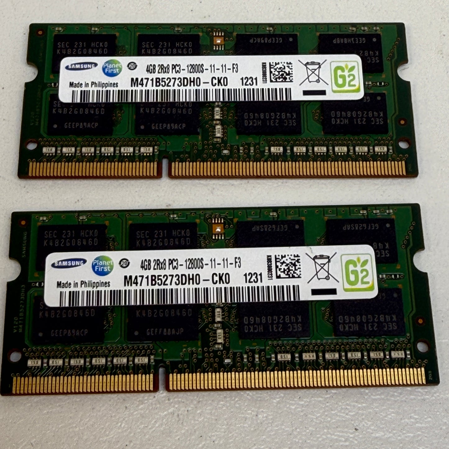 Samsung M471B5273DH0-CK0 8GB (2x4GB) RAM DDR3