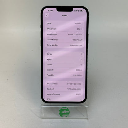 T-Mobile Apple iPhone 13 Pro Max 256GB Sierra Blue MLKV3LL/A