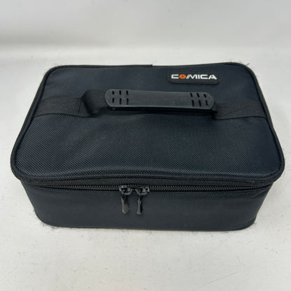 Comica CVM-WS60 Wireless Lavalier Microphone System Dual UHF for Camera & iPhone