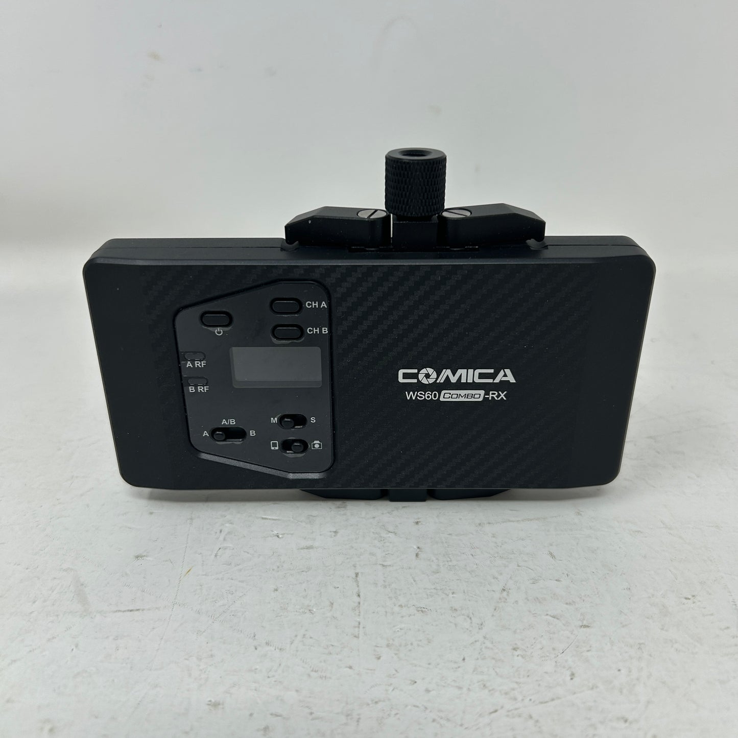 Comica CVM-WS60 Wireless Lavalier Microphone System Dual UHF for Camera & iPhone