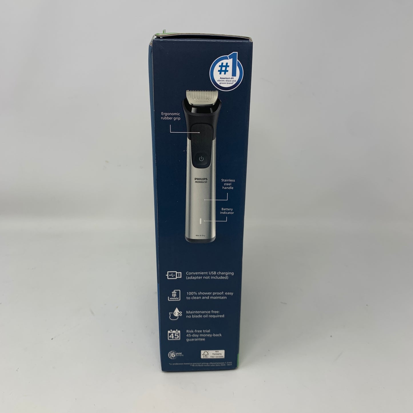 Philips Norelco Multigroom 7000 Rechargeable Electric Trimmer MG7910/49