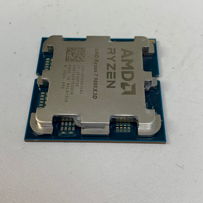 AMD Ryzen 7 9800X3D 4.70GHz 8 Core 100-000001084 16 Thread AM5