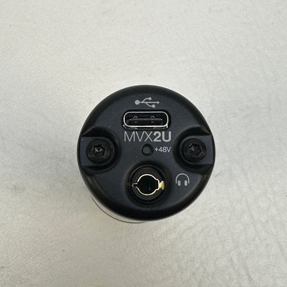 Shure MVX2U Digital Audio Interface XLR to USB-C Black