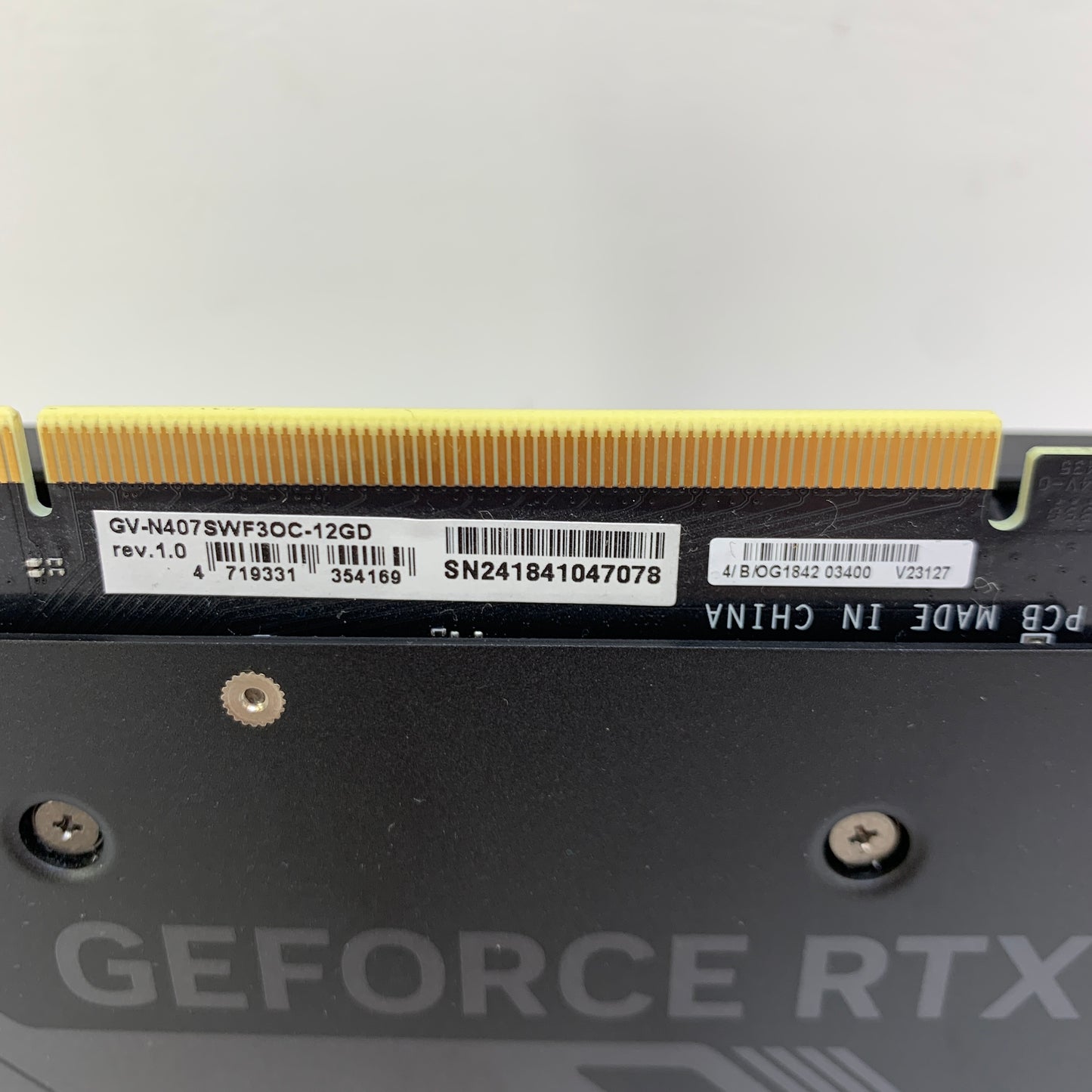 Gigabyte GeForce RTX 4070 Super WindForce 12GB GDDR6X Graphics Card GV-N407SWF3OC-12GD