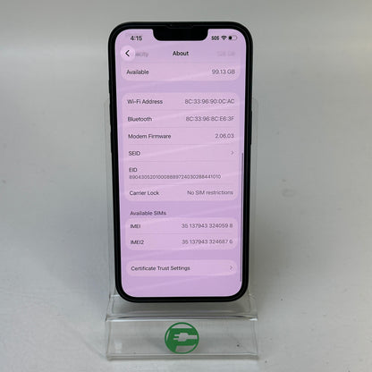 Factory Unlocked Apple iPhone 16e 128GB Black MD0T4LL/A