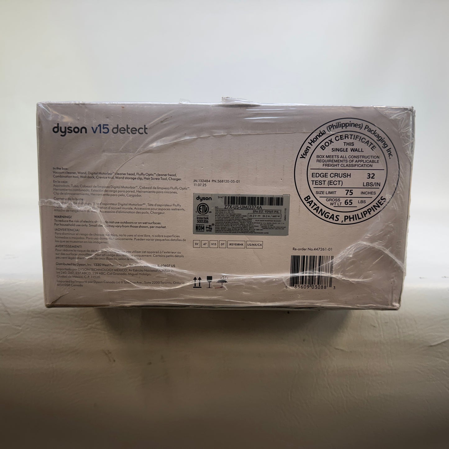New Dyson V15 Detect SV47 Cordless Vacuum 447261-01