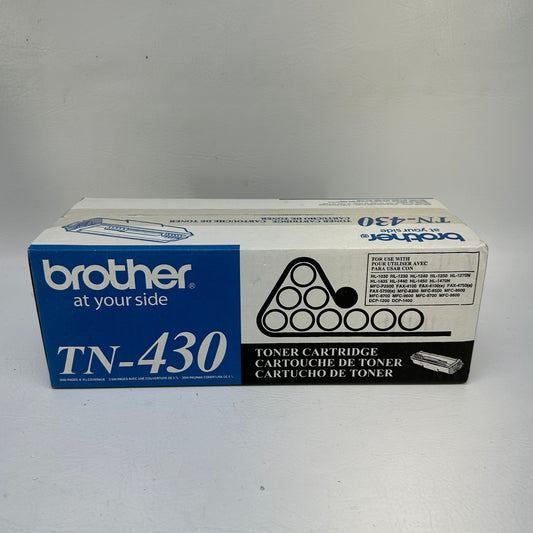 New Brother TN-430 TN430 Black Toner Cartridge