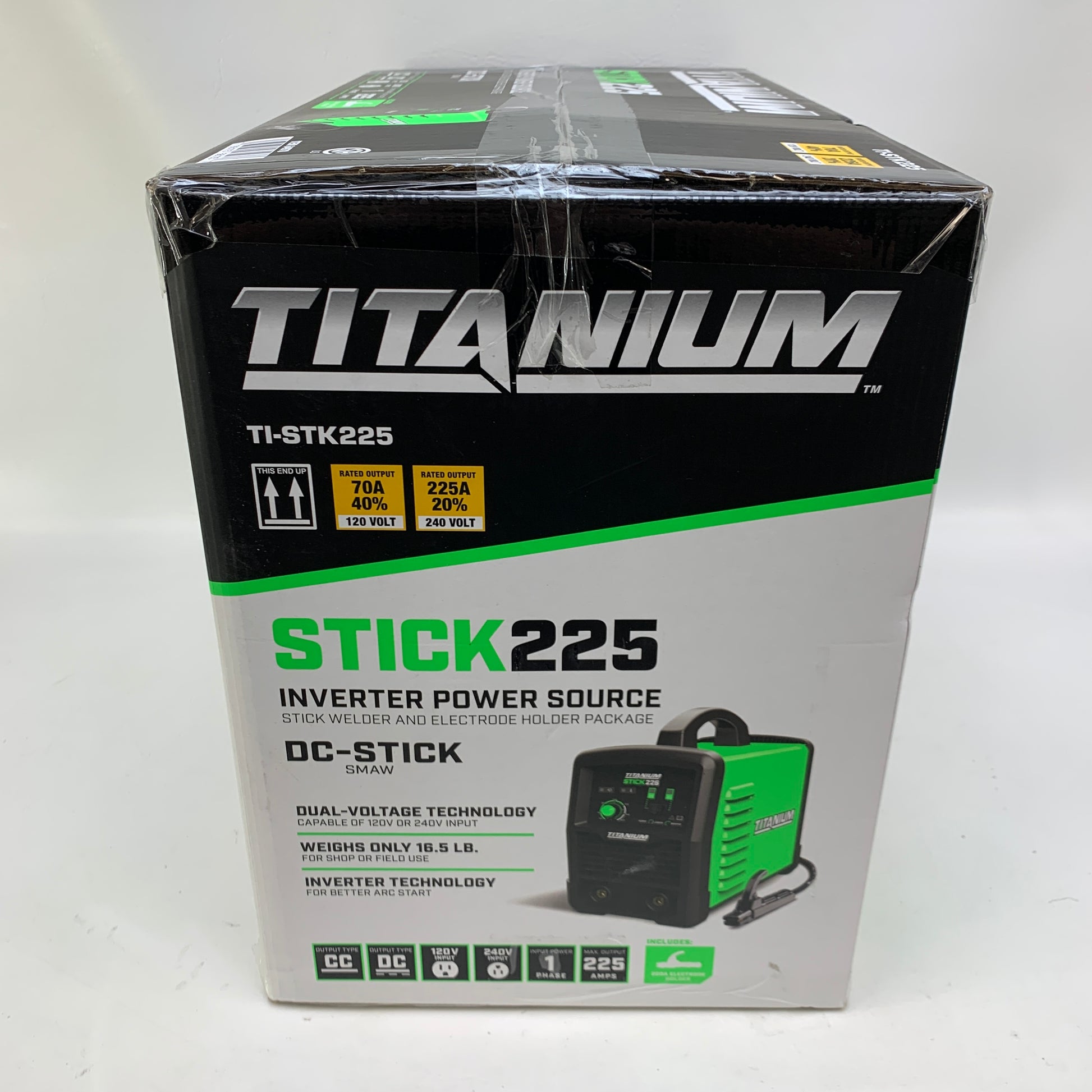 New Titanium Stick 225 Inverter Welder