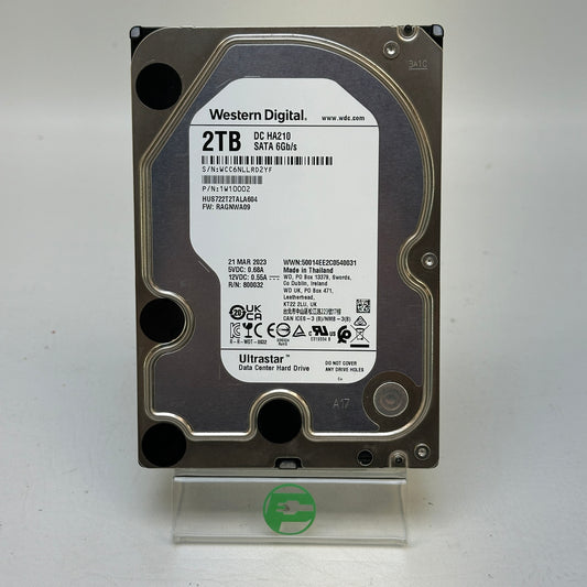 Western Digital WD 3.5" Ultrastar DC HA210 2TB SATA 6Gb/s HDD 1W10002