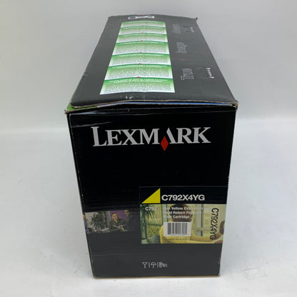 New Lexmark C792 C792X4YG Yellow Toner Cartridge