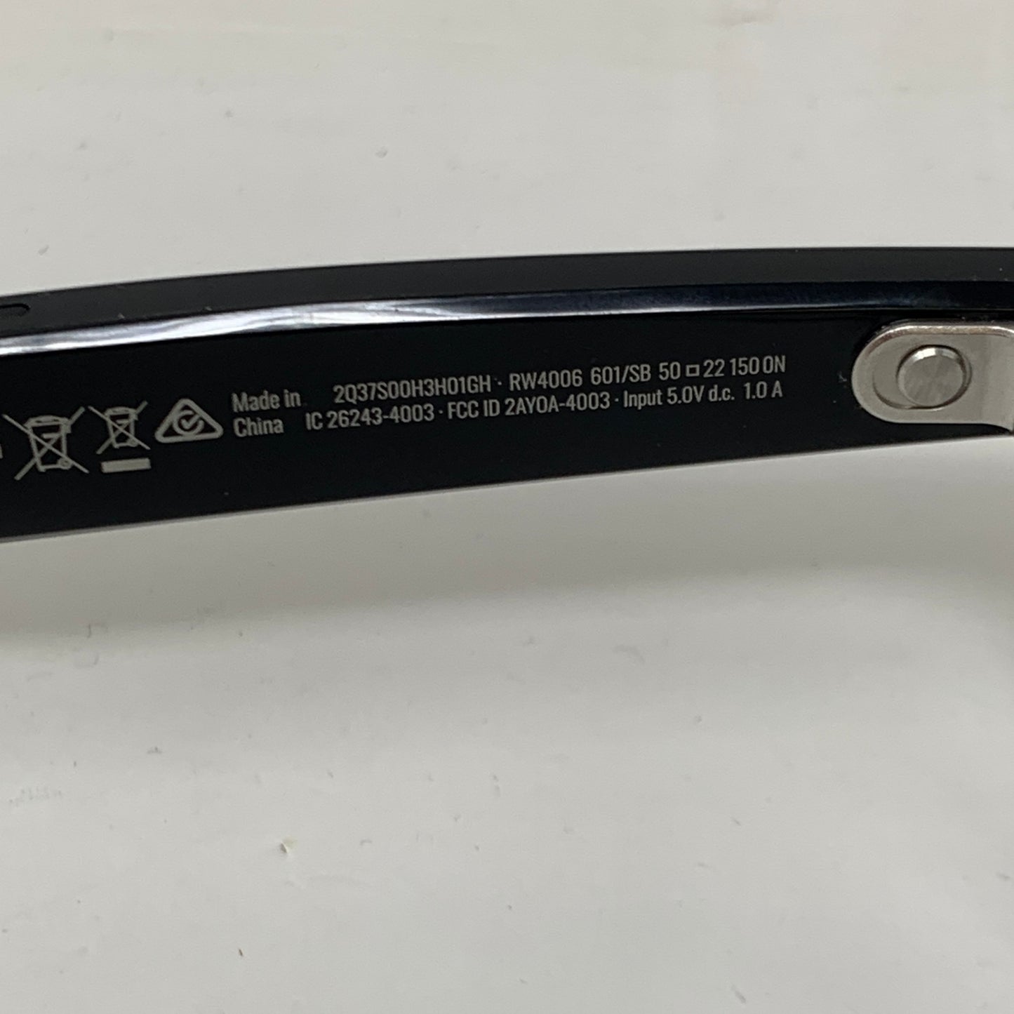 RayBan Meta Wayfarer Gen 1 Smart Glasses RW4006