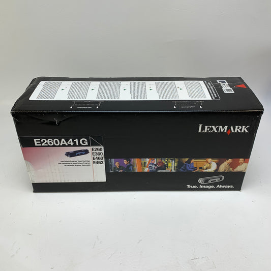 New Lexmark E260A41G Black Toner Cartridge E260 E360 E460