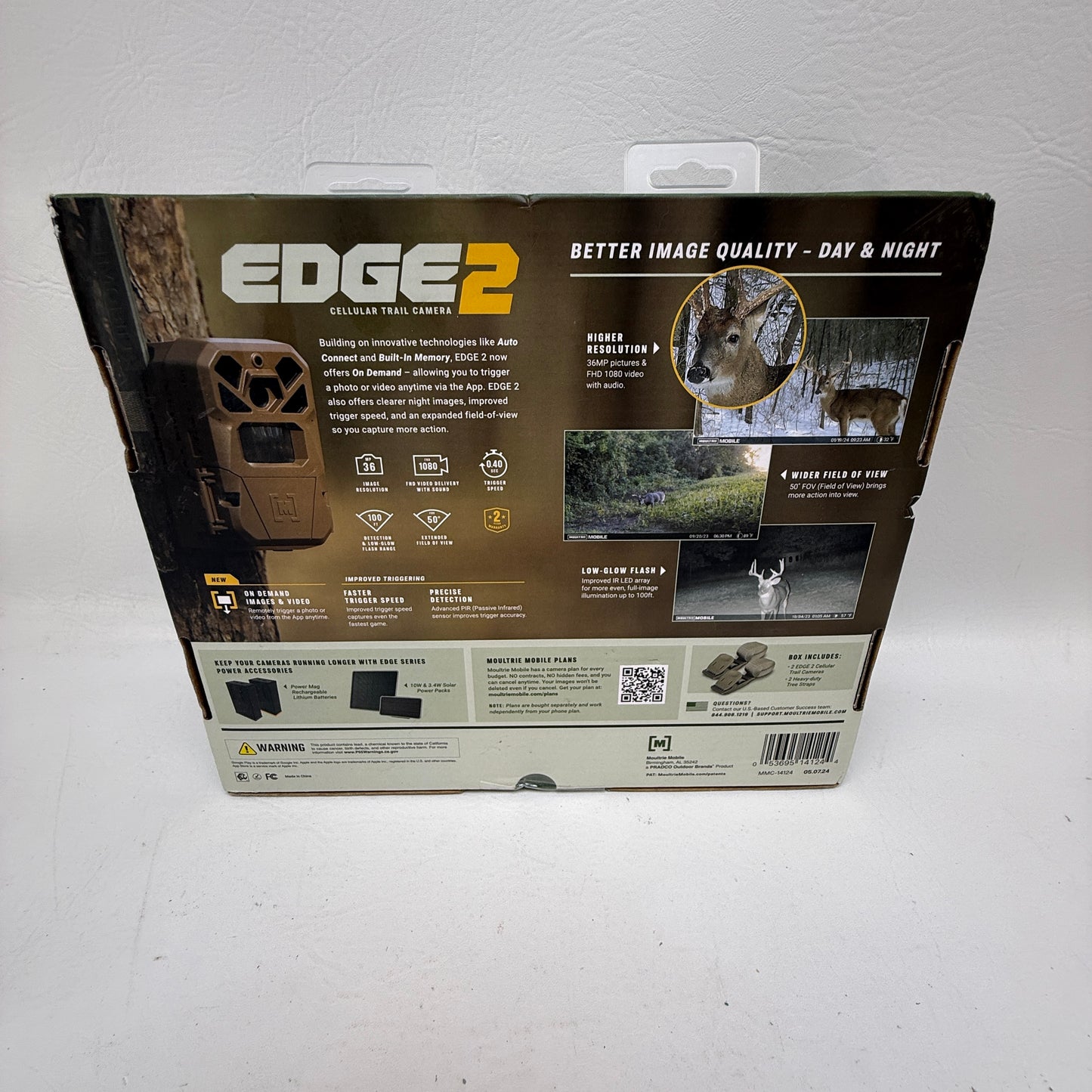 New Moultrie Edge 2  Cellular Trail Camera  MMC-14124