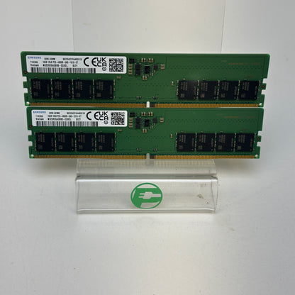 Samsung PC5-4800B-UA0 32GB (2x16GB) RAM DDR5 4800MHz M323R2GA3BB0-CQK0L