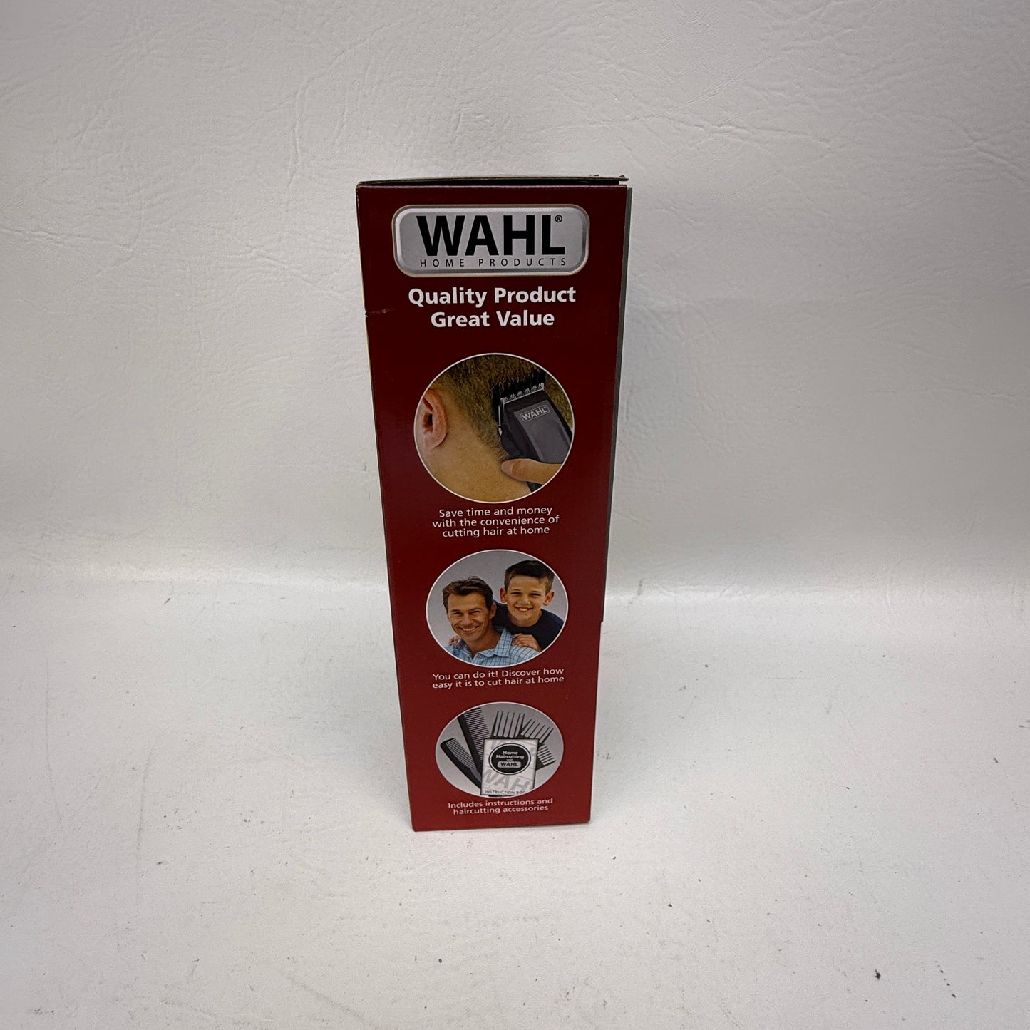 New WAHL Sure Cut Hair Clipper Kit 79449-1001 Corded 15-Piece Home Haircutting